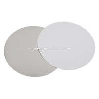 Silver PET Metallized film  paper board for  round lids